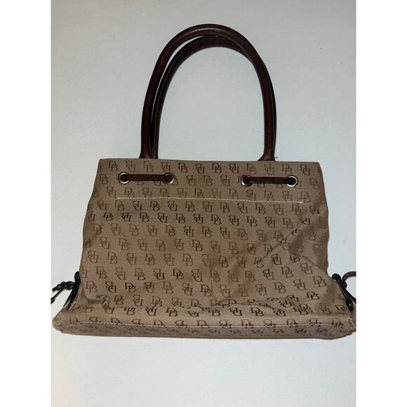 Vintage Dooney & Bourke tan and brown handbag - Picture 2 of 16